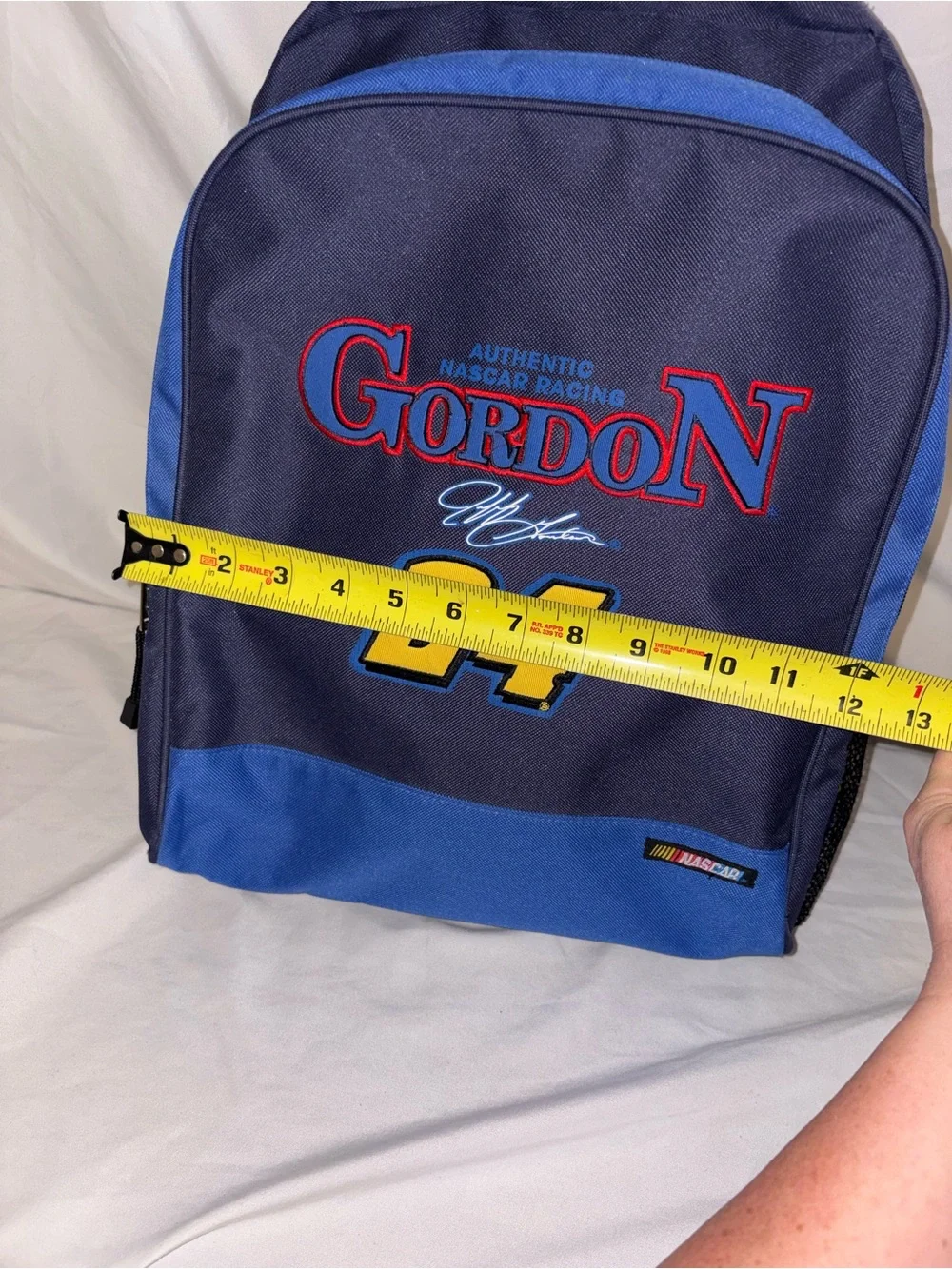 Vintage Gordon 24 Navy and Blue Racing Backpack